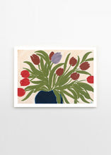 将图片加载到图库查看器，ANINE CECILIE IVERSEN - Tulips in a Blue Vase