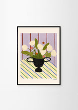 Load image into Gallery viewer, CARLA LLANOS - Flowers on Striped Cloth