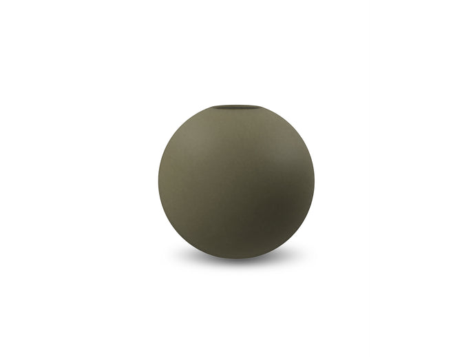 COOEE l BALL VASE 10CM l OLIVE