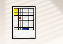 将图片加载到图库查看器，Piet Mondrian _ Picture II 1932-43 with yellow, red and blue