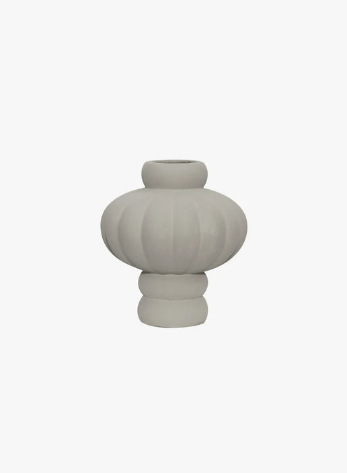 LOUISE ROE COPENHAGEN l Ceramic Balloon Vase 02 Sanded Grey