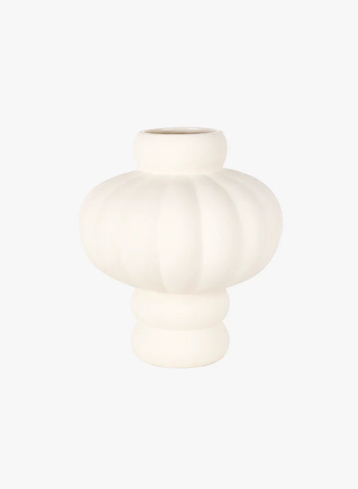 LOUISE ROE COPENHAGEN l Ceramic Balloon Vase 08 Raw White