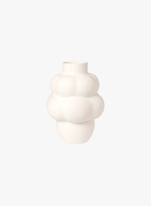 LOUISE ROE COPENHAGEN l Ceramic Balloon Vase 04 Petit Raw White