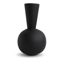Load image into Gallery viewer, COOEE l TRUMPET VASE 30CM l SHELL &amp; BLACK &amp; OLIVE