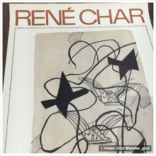이미지를 갤러리 뷰어에 로드 , RENE CHAR  EXPO 1971 By Georges Brague