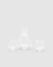Load image into Gallery viewer, Rare Faceted Carafe &amp; Radiant Glasses Set