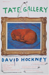 David Hockney - Dachshund 1988
