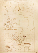 이미지를 갤러리 뷰어에 로드 , FINN JUHL _ THE PELICAN CHAIR 1940 Drawing