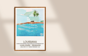 David Hockney - 1971 Louisiana Archive Poster