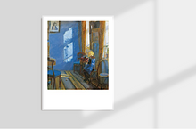 이미지를 갤러리 뷰어에 로드 , Anna Ancher - Sunshine in the blue living room 1891
