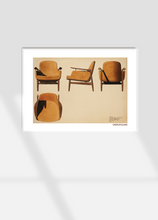 将图片加载到图库查看器，FINN JUHL _ Brown Chair NV53. Watercolors Drawing 1953
