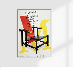 Gerrit Rietveld - Revolution in Rotgelbblau (Red and blue chair)