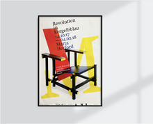 Load image into Gallery viewer, Gerrit Rietveld - Revolution in Rotgelbblau (Red and blue chair)