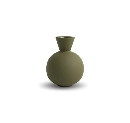 COOEE l TRUMPET VASE 16CM l OLIVE