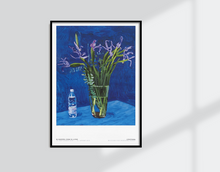 将图片加载到图库查看器，David Hockney - Iris with Evian Bottle (1998)