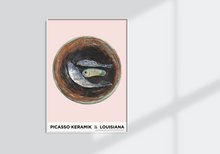 Load image into Gallery viewer, PICASSO _ STILL LIFE WITH THREE FISH (1957)