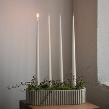 Load image into Gallery viewer, DBKD l STRIPE Candle Holder - sandy mole