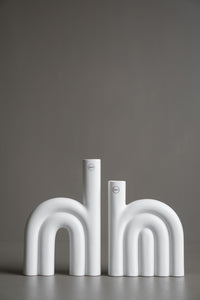 DBKD l ROPE VASE - WHITE